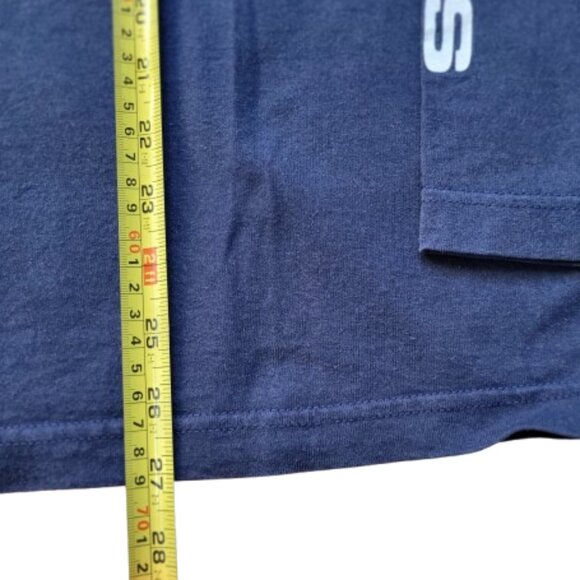 Vintage  Tommy Hilfiger Tommy Jeans Long Sleeve Shirt Navy Men’s Large - Picture 13 of 13